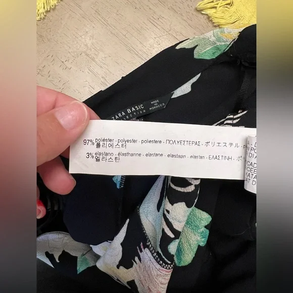 💐 ZARA Floral Jumpsuit - Tie Waist - Picture 8 of 8